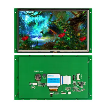 PIATRA 7.0 Inch Interfață Grafică de Utilizator ecran LCD TFT cu RS232/RS485/TTL și de Înaltă Rezoluție de 1024*600 pentru Uz Industrial