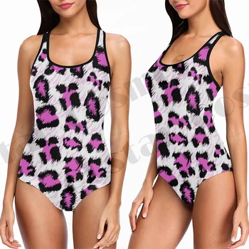 PLstar Cosmos Piele de Sarpe Model Leopard mai Nou Fata Sexy Femei-O Bucată de costume de Baie Premium 3DPrint Uniqe Plajă de Vară Swimmwear