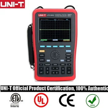 UNITATEA UTD1062C UTD1102C portabil de stocare osciloscop digital + generator de forme de undă + multimetru cu USB