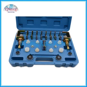 Vehicul Universal AC Conditionat, instrumentul de Reparare cutie , O/C de Testare a Scurgerilor Detector de Instrument / Flush Fitting Kit Adaptor