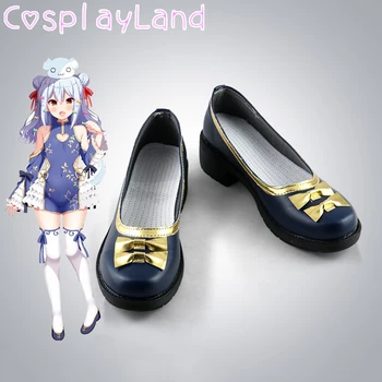 Vtuber Inuyama Tamaki Cosplay Ghete Pantofi Pantofi de Piele de Cosplay Accesorii Petrecere de Halloween Pantofi pentru Femei Pantofi