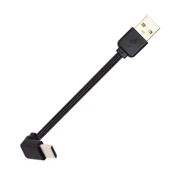 Xiwai ChenYang CY USB 2.0 Tip a Male la USB Tip C-C de sex Masculin de 90 de Grade Unghi de Date Plat Subțire de FPC Cablu pentru FPV & Disc & Telefon 13cm