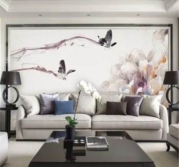 xuesu Personalizate 3d tapet 8d perete care acoperă atmosferă frumoasă floare fluture fundal nou Chinezesc perete